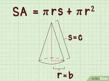 Imagen titulada Find the Surface Area of Cones Step 11