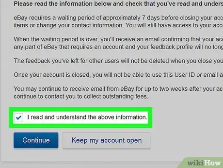 Imagen titulada Delete an eBay Account Step 11
