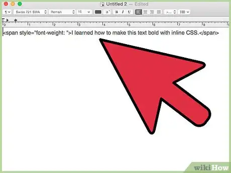 Imagen titulada Create Bold Text With HTML Step 7