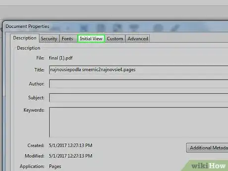Imagen titulada Set the Opening View of a PDF in Acrobat Professional Step 2