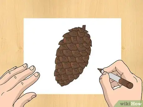 Imagen titulada Draw a Pinecone Step 6