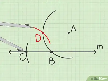 Imagen titulada Construct a Line Parallel to a Given Line Through a Given Point Step 13