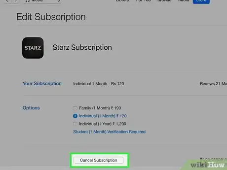 Imagen titulada Cancel a Starz Account on PC or Mac Step 13