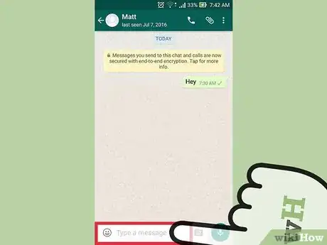 Imagen titulada Write in Italics on WhatsApp Step 4