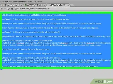 Imagen titulada Copy and Paste on the Chromebook Step 12