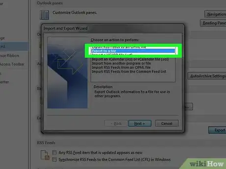 Imagen titulada Export Contacts from Outlook 2010 Step 5