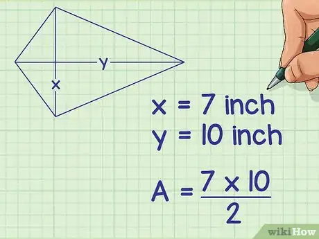 Imagen titulada Find the Area of a Kite Step 2