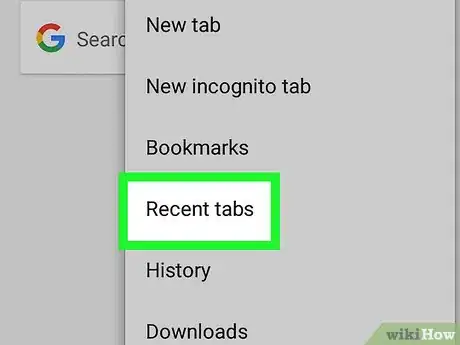 Imagen titulada Restore Tabs on Chrome on Android Step 3