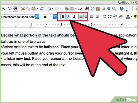 Imagen titulada Italicize Step 2