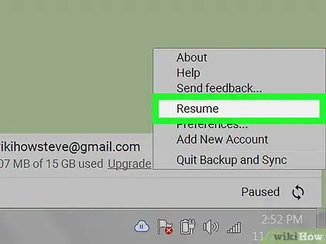 Imagen titulada Resume a Google Drive Upload Step 5