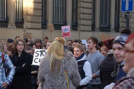 Imagen titulada Student Protest  Liverpool Walkout 1