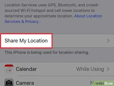 Imagen titulada Change the Devices Sharing Your Location on an iPhone Step 4