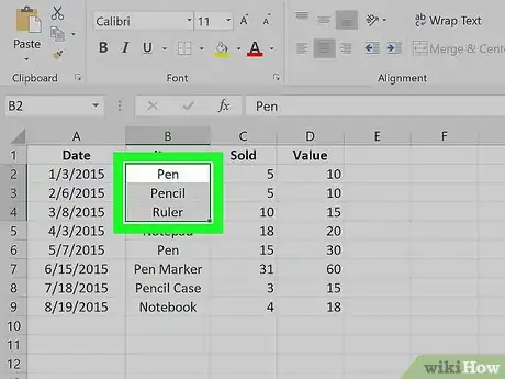 Imagen titulada Strikethrough in Excel Step 2