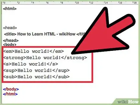 Imagen titulada Learn HTML Step 7