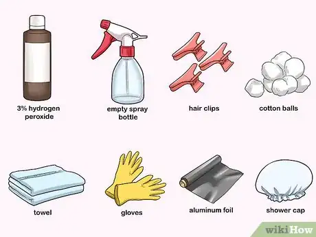 Imagen titulada Bleach Your Hair With Hydrogen Peroxide Step 2