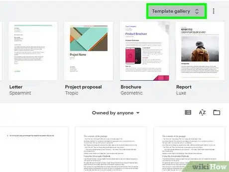 Imagen titulada Make a Brochure Using Google Docs Step 2