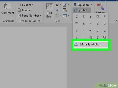 Imagen titulada Insert Symbols in an MS Word Document Step 5