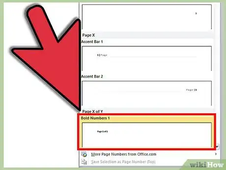 Imagen titulada Add Page Numbers or Page X of Y Page Numbers in Word Step 2