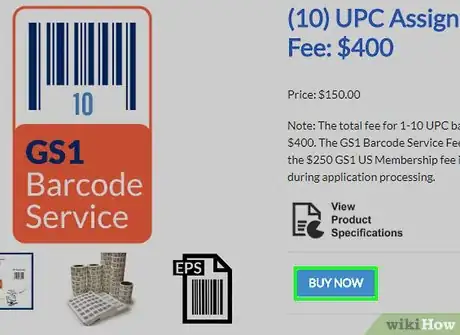 Imagen titulada Obtain a UPC Code Step 6