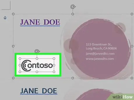 Imagen titulada Make Business Cards in Microsoft Word Step 6