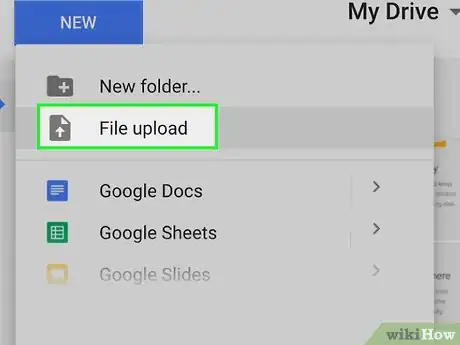 Imagen titulada Share Large Files on Google Drive Step 2