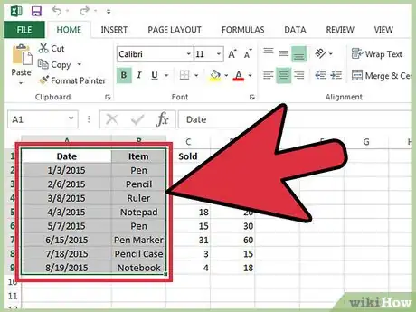 Imagen titulada Use AutoFilter in MS Excel Step 2