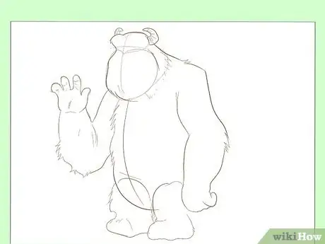 Imagen titulada Draw Sully from Monster's Inc Step 6