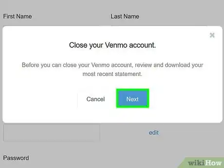 Imagen titulada Delete a Venmo Account on a PC or Mac Step 4