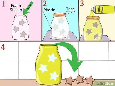 Imagen titulada Decorate Glass Bottles with Paint Step 3