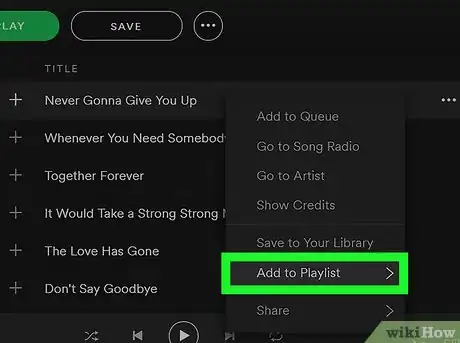 Imagen titulada Add Songs to Someone Else's Spotify Playlist on PC or Mac Step 7