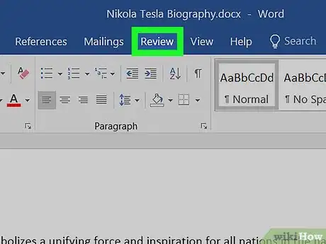 Imagen titulada Remove Track Changes in Microsoft Word on PC or Mac Step 2