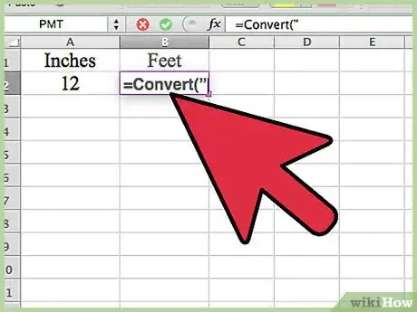 Imagen titulada Convert Measurements Easily in Microsoft Excel Step 4