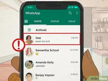 Imagen titulada Know if Your Girlfriend Is Cheating on WhatsApp Step 4