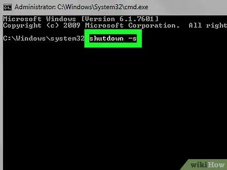 Imagen titulada Shut Down Your Windows Computer from the Command Line Step 5