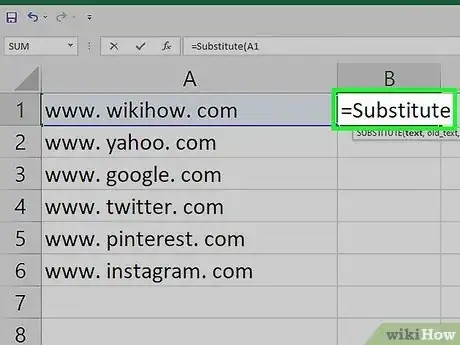 Imagen titulada Remove Spaces Between Characters and Numbers in Excel Step 10