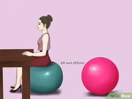 Imagen titulada Choose the Correct Size Yoga Ball Step 4