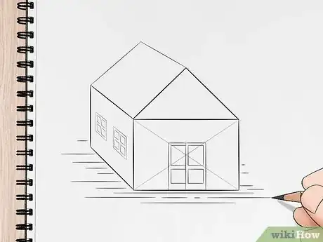 Imagen titulada Draw a Barn Using Freehand Perspective Step 9