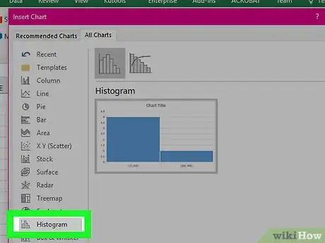 Imagen titulada Create a Histogram in Excel Step 12