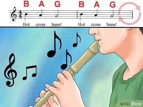 Imagen titulada Play Hot Cross Buns on the Recorder Step 10