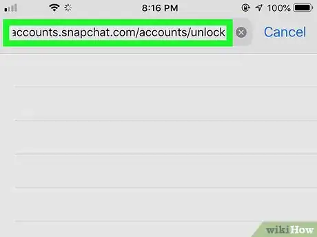 Imagen titulada Unlock Your Snapchat Account Step 2
