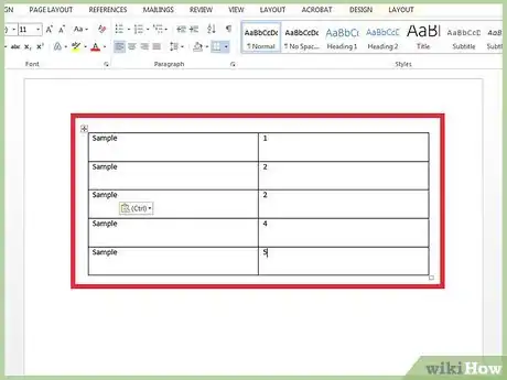 Imagen titulada Add Another Row in Microsoft Word Step 1