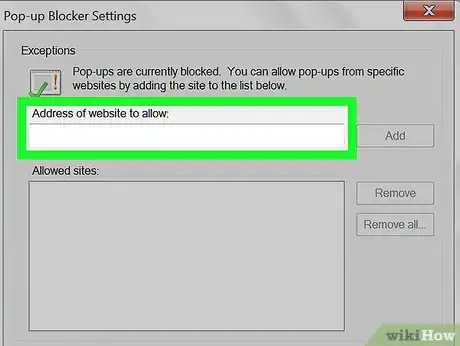 Imagen titulada Manage Pop‐Ups in Internet Explorer Step 9