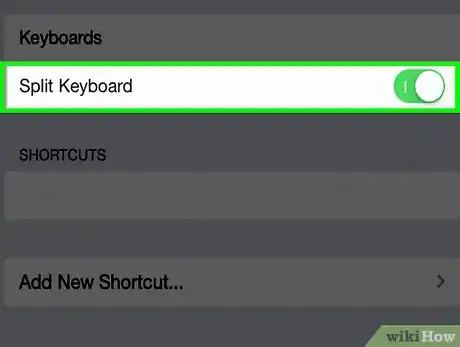 Imagen titulada Enable and Disable the iPad Split Keyboard in iOS Step 4