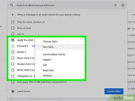 Imagen titulada Create a Filter in Gmail Step 8
