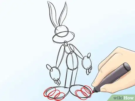 Imagen titulada Draw Bugs Bunny Step 6