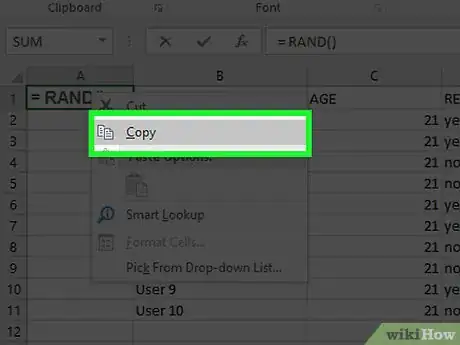 Imagen titulada Create a Random Sample in Excel Step 11