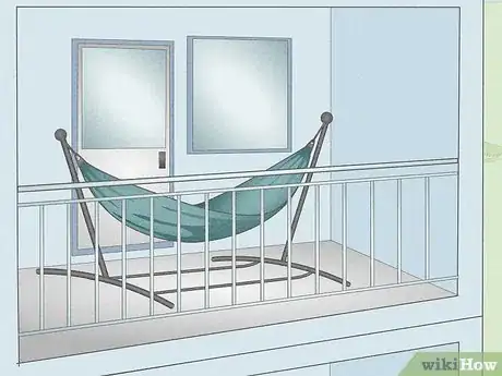 Imagen titulada Hang a Hammock on an Apartment Balcony Step 2