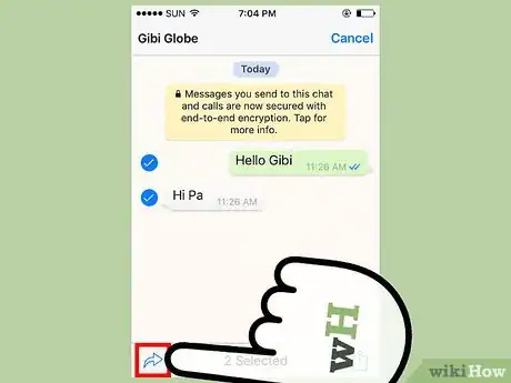 Imagen titulada Forward Messages on WhatsApp Step 7