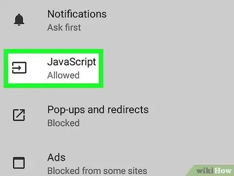 Imagen titulada Disable JavaScript Step 5