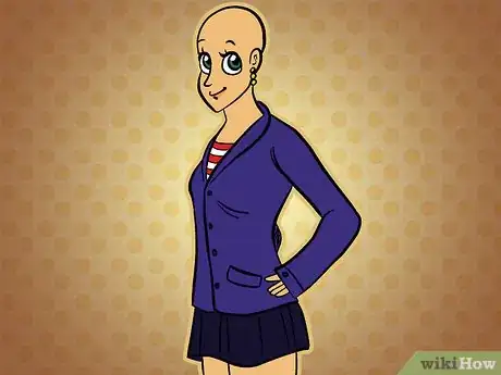 Imagen titulada Be a Bald and Beautiful Woman Step 6